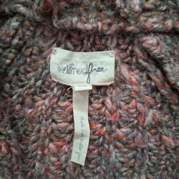 Wilfred Free Zip Up Wool Blend Cardigan with Pockets - Picture 5 of 9